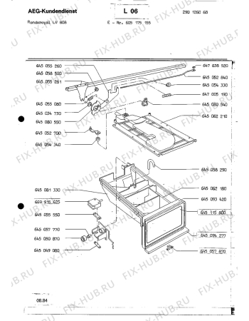 Взрыв-схема посудомоечной машины Rondo (N Rn) RONDOROYAL LV 808 - Схема узла Section8